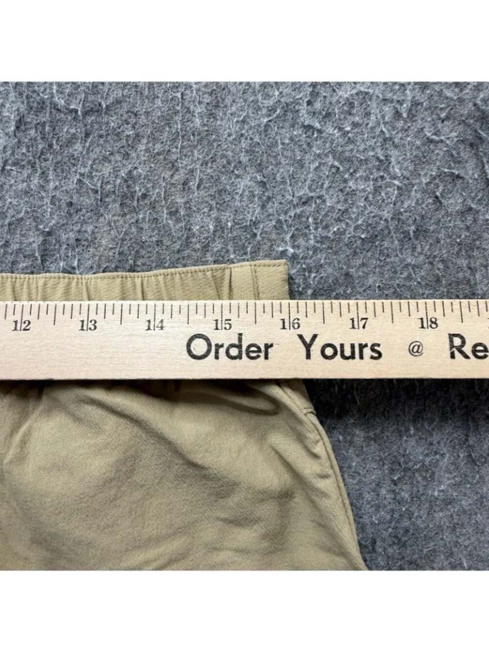 Marmot Cargo Hiking Pants Men L Khaki Beige Ankle Zip Adjustable Nylon 32